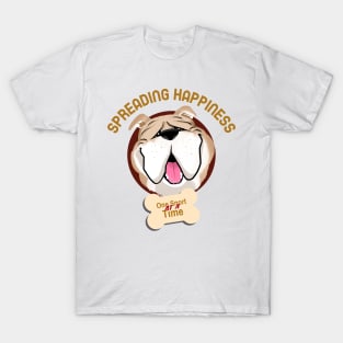 Spreading Happiness, One Snort at a Time: Bulldog Lover T-Shirt